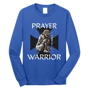 Christian Bible Verse Religious Funny Gift Prayer Warrior Cool Gift Long Sleeve Shirt