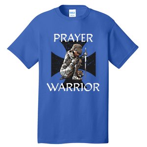 Christian Bible Verse Religious Funny Gift Prayer Warrior Cool Gift Tall T-Shirt