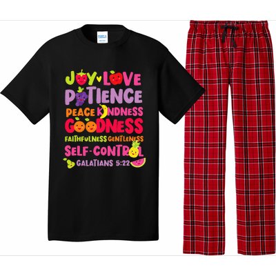 Christian Bible Verse Fruit Of The Spirit Galatians 522 Pajama Set