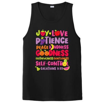 Christian Bible Verse Fruit Of The Spirit Galatians 522 PosiCharge Competitor Tank