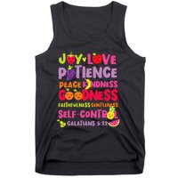 Christian Bible Verse Fruit Of The Spirit Galatians 522 Tank Top