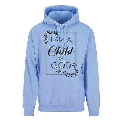 Christian Bible Verse I Am A Child Of God 1 John 31 Unisex Surf Hoodie