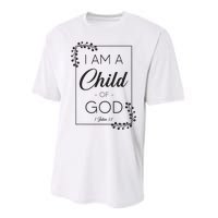 Christian Bible Verse I Am A Child Of God 1 John 31 Performance Sprint T-Shirt