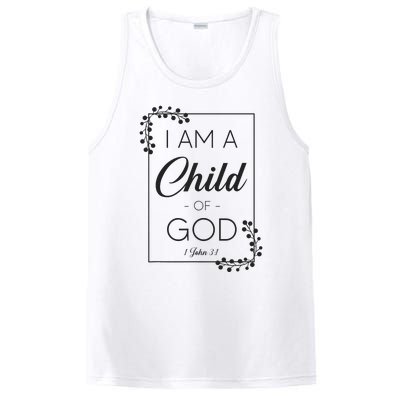 Christian Bible Verse I Am A Child Of God 1 John 31 PosiCharge Competitor Tank