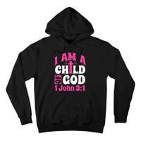 Christian Bible Verse I Am A Child Of God 1 John 31 Cross Tall Hoodie