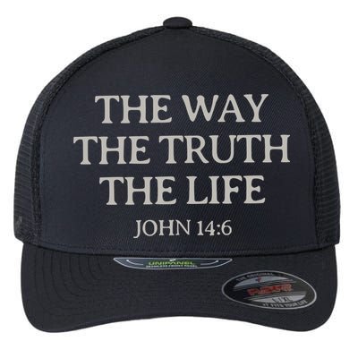 Christian Bible Verse Flexfit Unipanel Trucker Cap