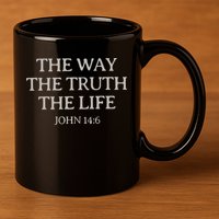 Christian Bible Verse 11oz C Handle Ceramic Mug