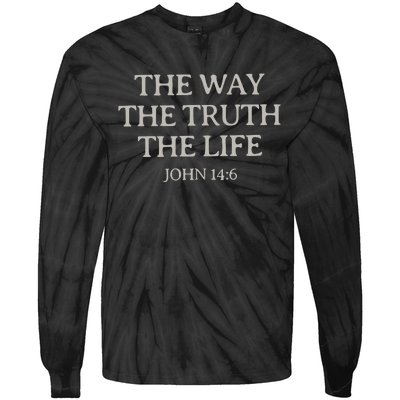 Christian Bible Verse Tie-Dye Long Sleeve Shirt