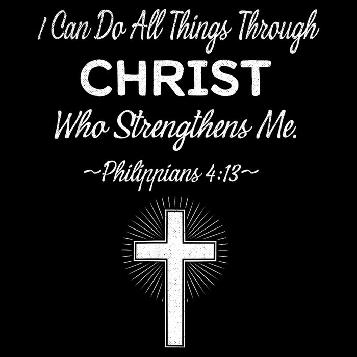 Christian  Bible Verse Jesus I Can Do All Things Christ Cooling Performance Crew T-Shirt