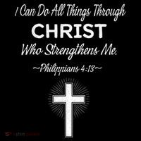 Christian  Bible Verse Jesus I Can Do All Things Christ Impact Tech Backpack