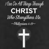 Christian  Bible Verse Jesus I Can Do All Things Christ Adult Drive Performance Visor