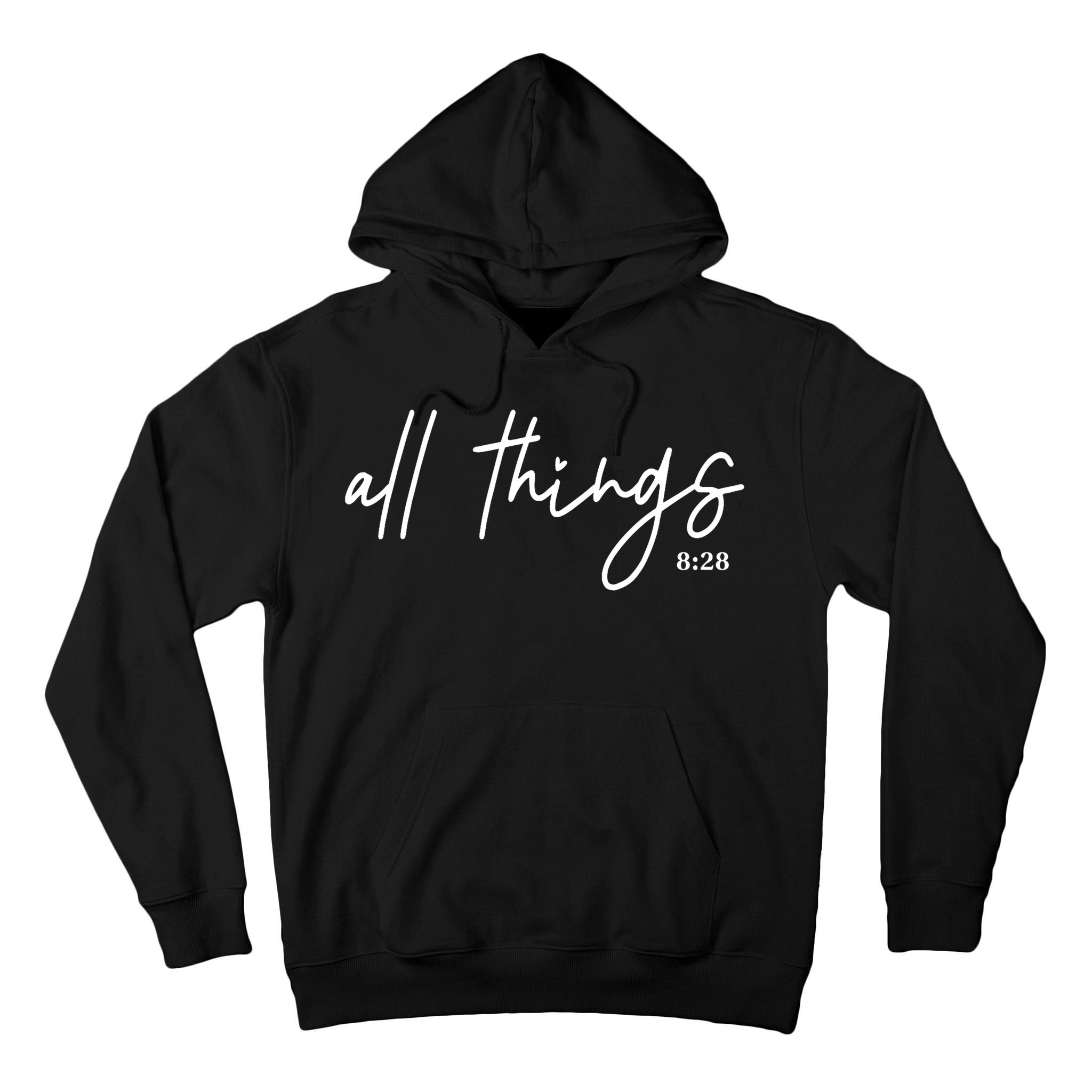 Christian Bible Verse Romans All Things Faith Religious Tall Hoodie