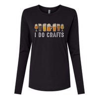 Craft Beer Vintage I Do Crafts Home Brew Womens Cotton Relaxed Long Sleeve T-Shirt