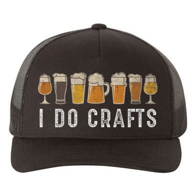 Craft Beer Vintage I Do Crafts Home Brew Yupoong Adult 5-Panel Trucker Hat