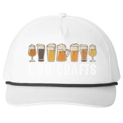 Craft Beer Vintage I Do Crafts Home Brew Snapback Five-Panel Rope Hat