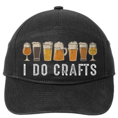 Craft Beer Vintage I Do Crafts Home Brew 7-Panel Snapback Hat