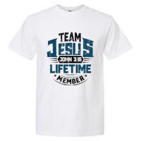 Christian Bible Verse Team Jesus Lifetime Member Scripture Garment-Dyed Heavyweight T-Shirt