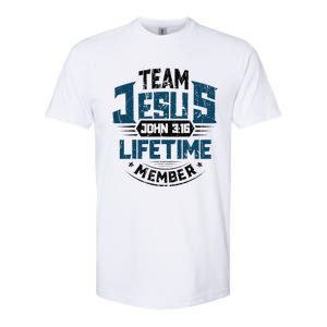 Christian Bible Verse Team Jesus Lifetime Member Scripture Softstyle CVC T-Shirt