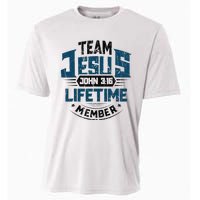 Christian Bible Verse Team Jesus Lifetime Member Scripture Cooling Performance Crew T-Shirt