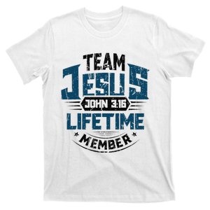 Christian Bible Verse Team Jesus Lifetime Member Scripture T-Shirt