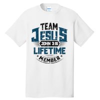 Christian Bible Verse Team Jesus Lifetime Member Scripture Tall T-Shirt