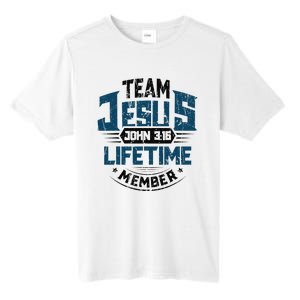 Christian Bible Verse Team Jesus Lifetime Member Scripture Tall Fusion ChromaSoft Performance T-Shirt