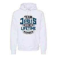 Christian Bible Verse Team Jesus Lifetime Member Scripture Premium Hoodie