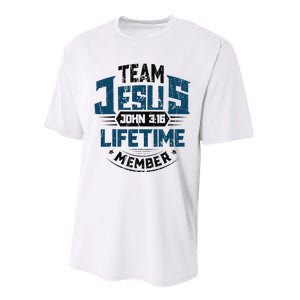 Christian Bible Verse Team Jesus Lifetime Member Scripture Performance Sprint T-Shirt