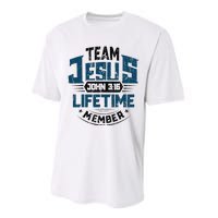 Christian Bible Verse Team Jesus Lifetime Member Scripture Performance Sprint T-Shirt