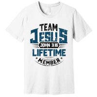 Christian Bible Verse Team Jesus Lifetime Member Scripture Premium T-Shirt