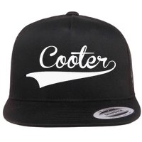 COOTER Baseball Vintage Retro Font Flatbill Hat