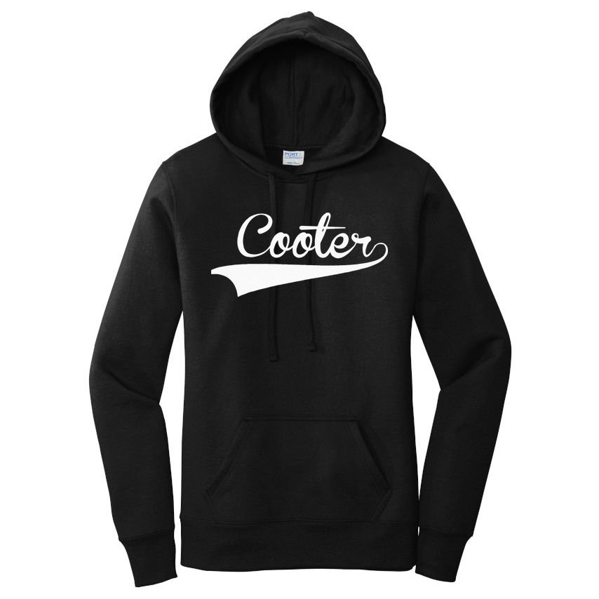 COOTER Baseball Vintage Retro Font Women's Pullover Hoodie
