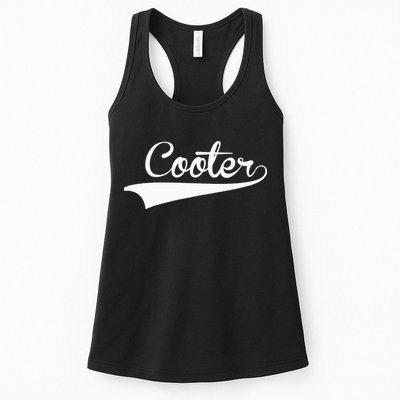 COOTER Baseball Vintage Retro Font Womens Tank Top