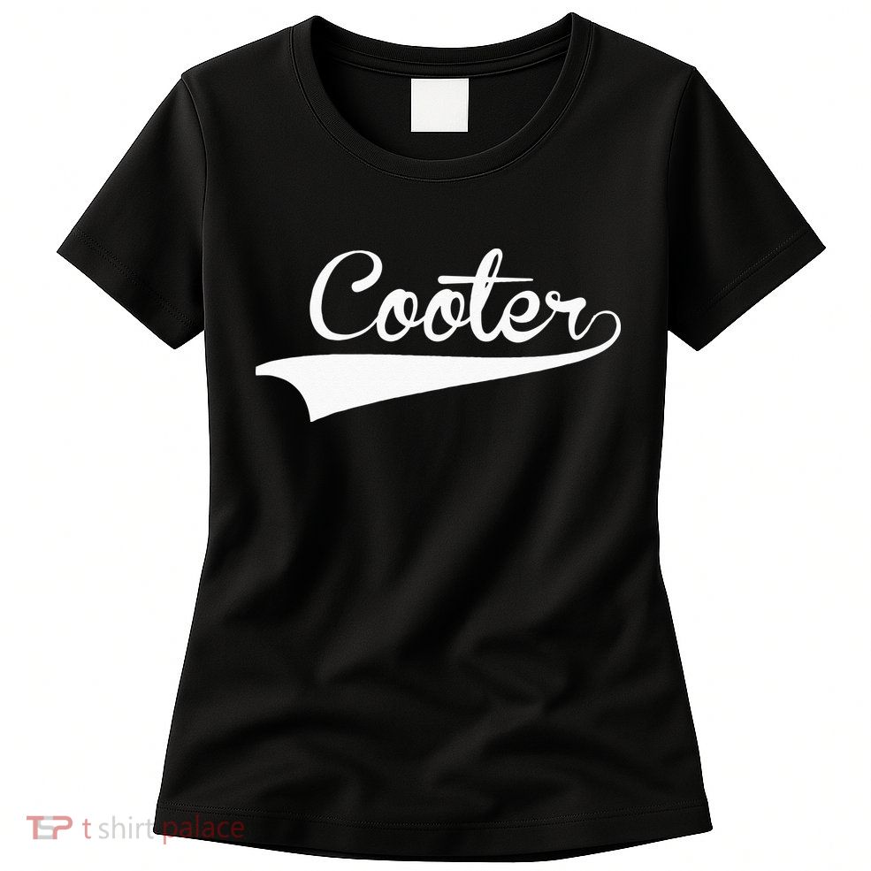 COOTER Baseball Vintage Retro Font Womens T-Shirt