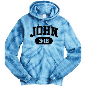 Christian Bible Verse John 316 Tie Dye Hoodie