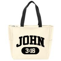 Christian Bible Verse John 316 Zip Tote Bag