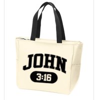 Christian Bible Verse John 316 Zip Tote Bag