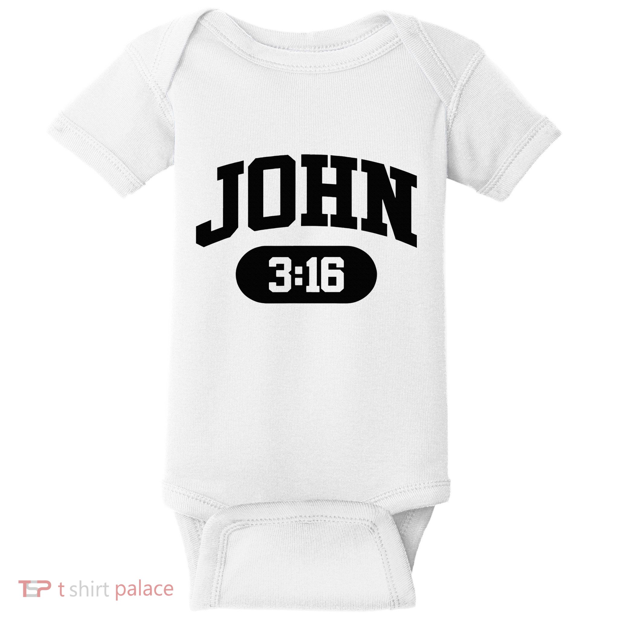 Christian Bible Verse John 316 Baby Bodysuit