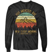 Christian Bible Verse His Mercies Are New Every Morning Tie-Dye Long Sleeve Shirt