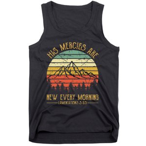 Christian Bible Verse His Mercies Are New Every Morning Tank Top