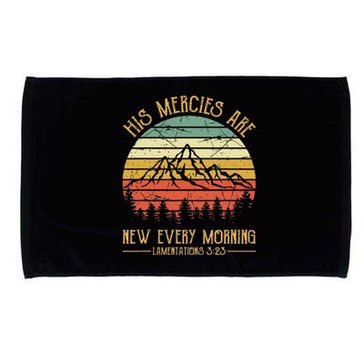 Christian Bible Verse His Mercies Are New Every Morning Microfiber Hand Towel