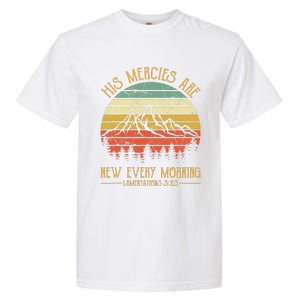 Christian Bible Verse His Mercies Are New Every Morning Garment-Dyed Heavyweight T-Shirt