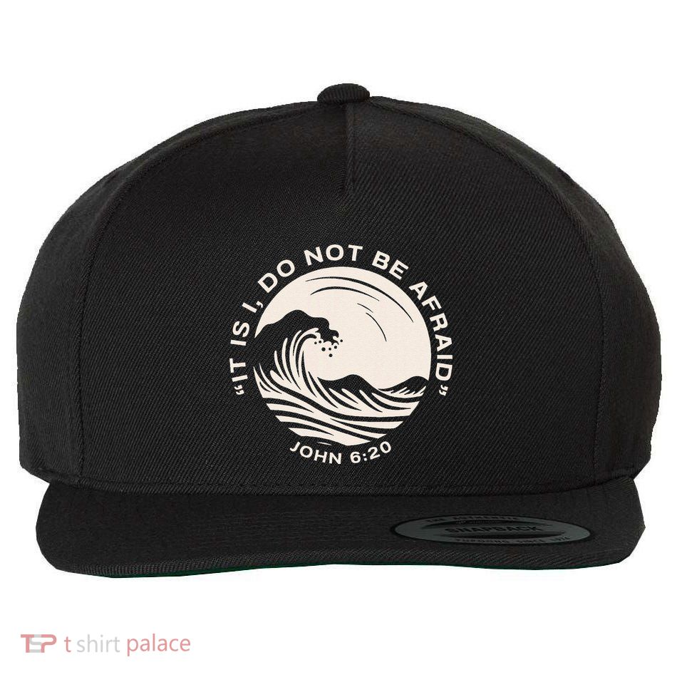 Christian  Bible Verse It Is I Do Not Be Afraid Wool Snapback Cap
