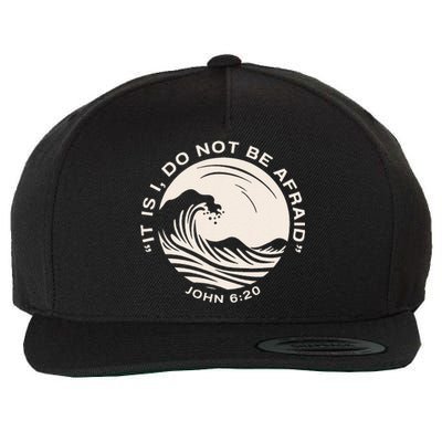 Christian  Bible Verse It Is I Do Not Be Afraid Wool Snapback Cap