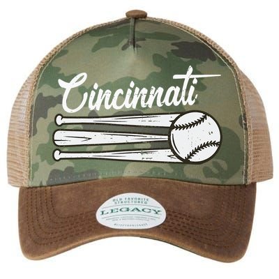 Cincinnati Baseball Vintage Distressed Met At Gameday Legacy Tie Dye Trucker Hat