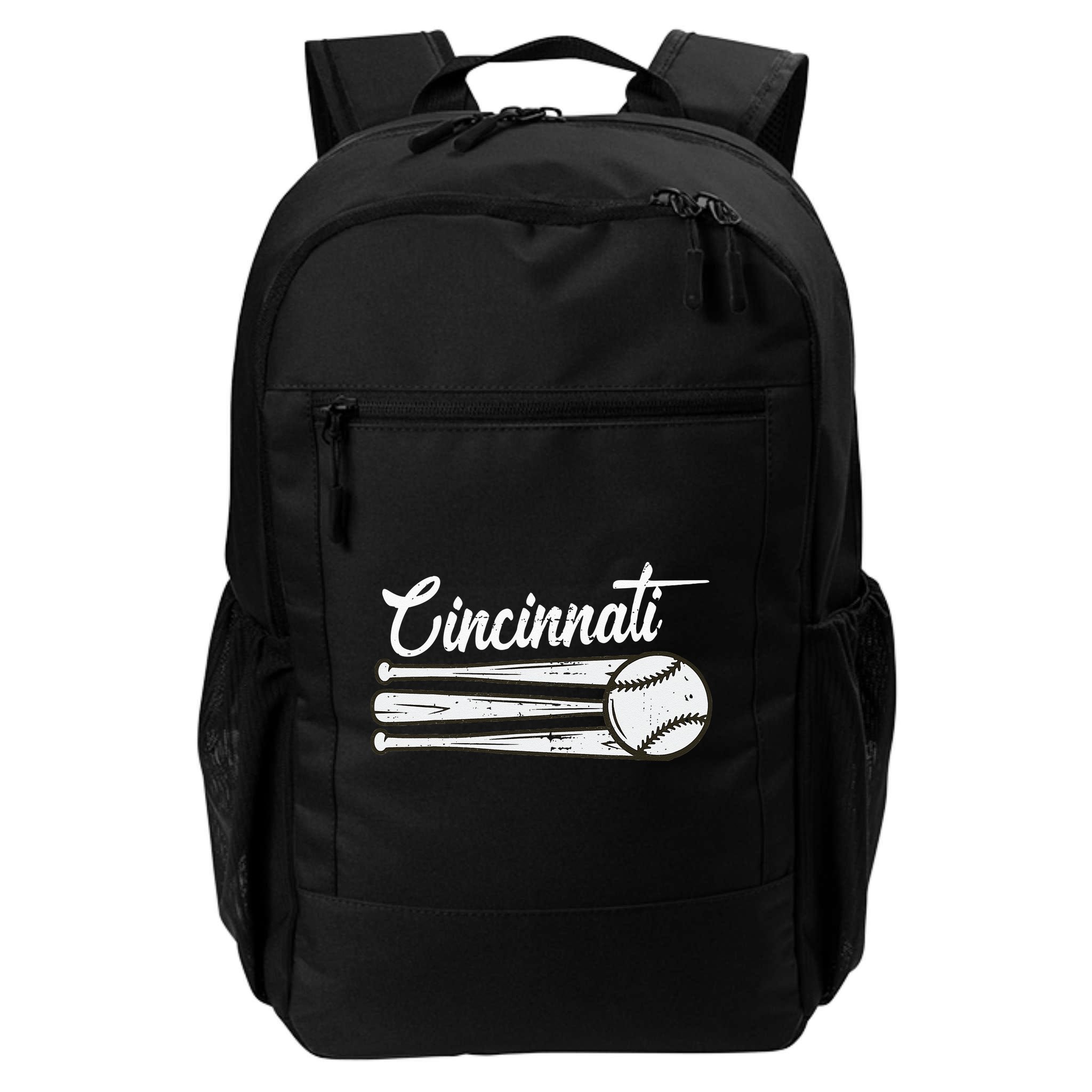 Cincinnati Baseball Vintage Distressed Met At Gameday Backpack