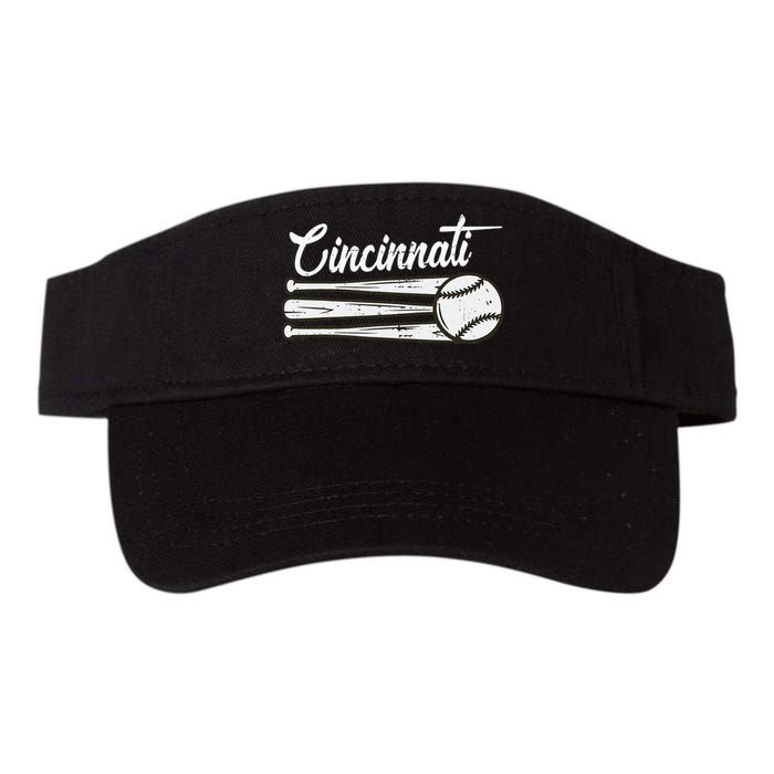 Cincinnati Baseball Vintage Distressed Met At Gameday Visor
