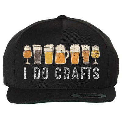 Craft Beer Vintage I Do Crafts Home Brew Art Cute Wool Snapback Cap