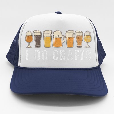 Craft Beer Vintage I Do Crafts Home Brew Art Cute Trucker Hat