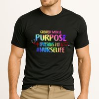 Christian Bible Verse Nurses Day Z18 Created With A Purpose Nurse Life Nursing C Cooling Performance Crew T-Shirt